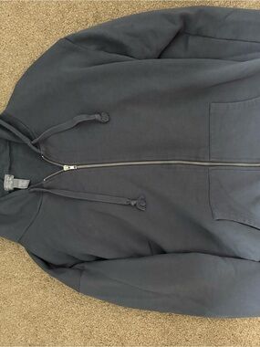 Lily Men's Full-Zip Hoodie in Dark Blue